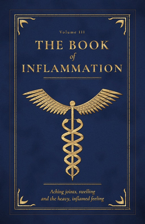The Book of Inflammation, leather-bound cover